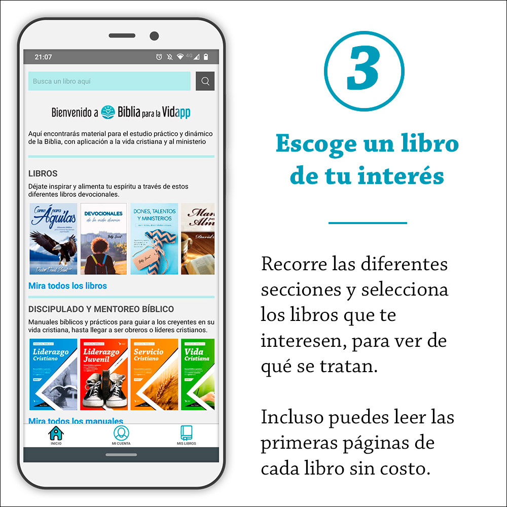 Escoge un libro de tu interés