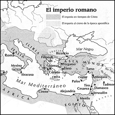 Mapa del Imperio Romano