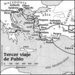 Mapa del Tercer Viaje de Pablo