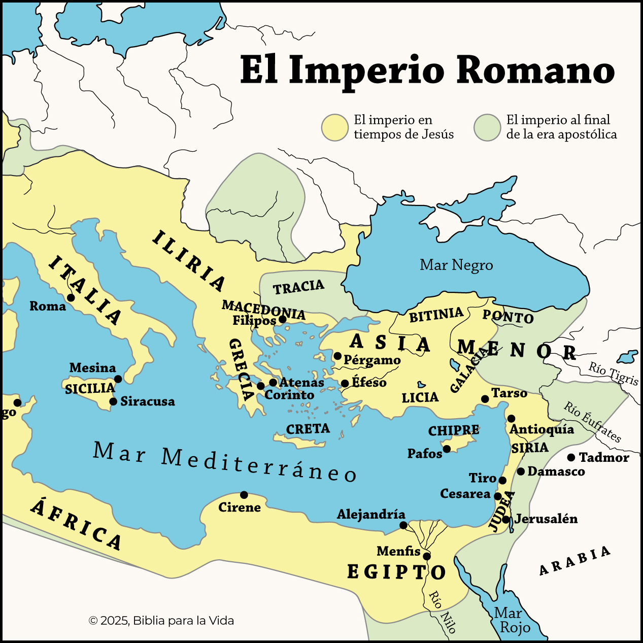 Mapa del Imperio Romano