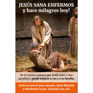 Folleto evangelístico "Jesús sana enfermos"