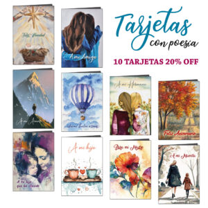 Promo 10 Tarjetas con Poesía